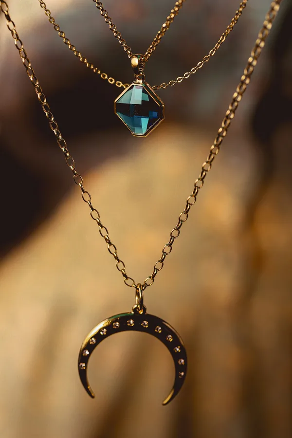 Collier pendentif — argent